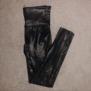 Spanx Faux Leather Legging in Black